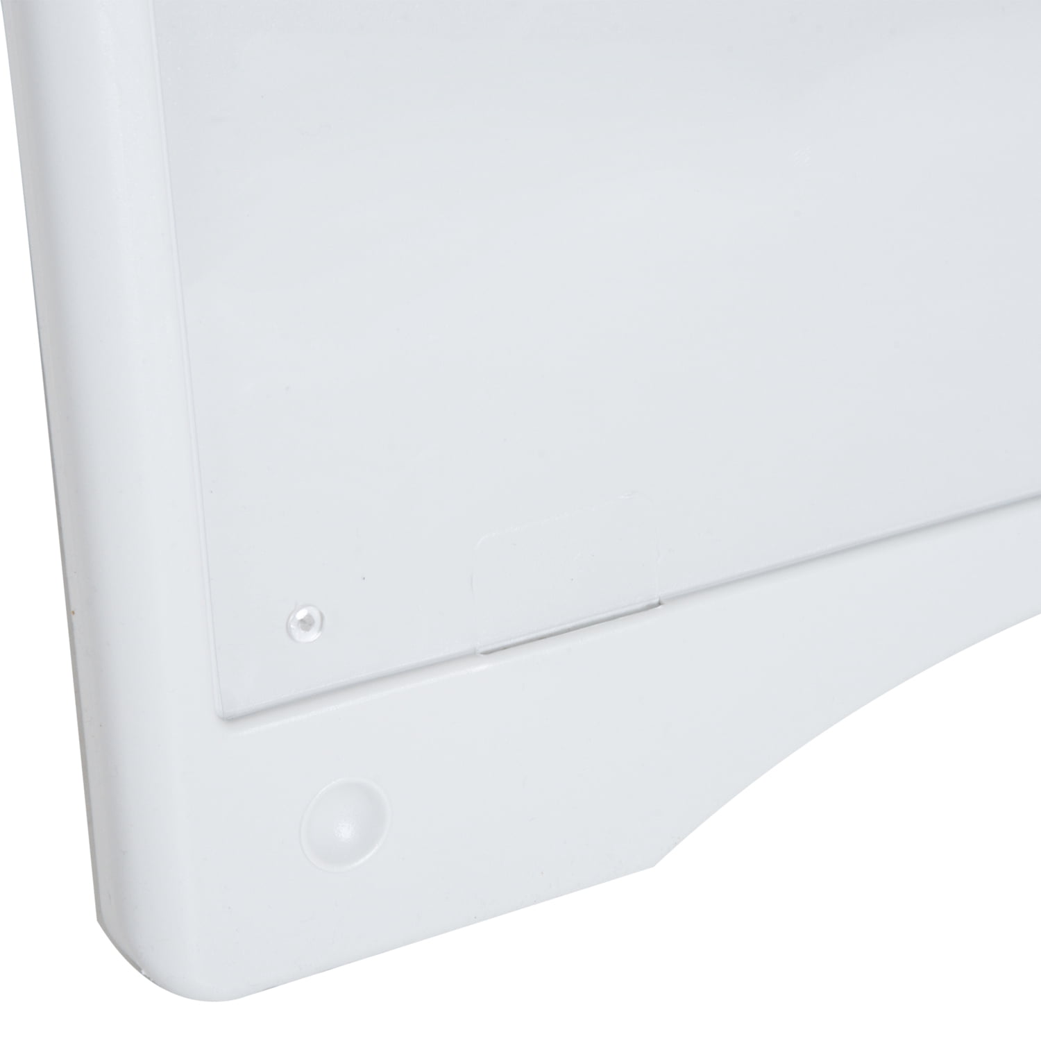 Vinsetto 22â€ x 28 Plastic Folding A-Frame Sandwich Board Sidewalk Sign  with Weighted Tank u0026 Weatherproof Design, White - Walmart.com