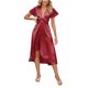 thumbnail image 1 of Gibobby Vestido Causal para Mujer de Verano Vestido suelto elegante suelto con cuello en V sin mangas informal a la moda de verano para mujer(Vino,CH), 1 of 5