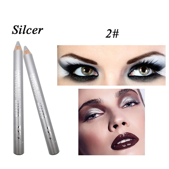 Lápiz labial para mujer, tinte labial, brillo labial, sombra de ojos, delineador de labios, sacapuntas, 3 en 1, metal, 12 colores, 6 unidades