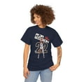 thumbnail image 3 of Las Vegas A'Ja Wilson #22 to be Black Cartoon Basketball Unisex Cotton Tee, 3 of 7