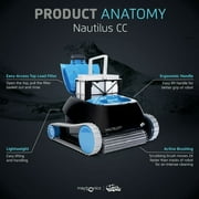 Dolphin Nautilus CC Robotic Pool Vacuum Cleaner up to 33 FT - Premium Bundle with Caddy and Cover
