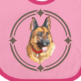 thumbnail image 4 of Inktastic German Shepherd Dog Art Gift Boys or Girls Baby Bib, 4 of 4