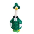 thumbnail image 3 of St. Patrick Day Porch Goose Outfits,Green Goose Outfit Lawn Porch Goose Clothes Fits 23" Cement Plastic Goose Statue for Valentine Outdoor Garden Yard Patio Statue Art Decor, 3 of 9