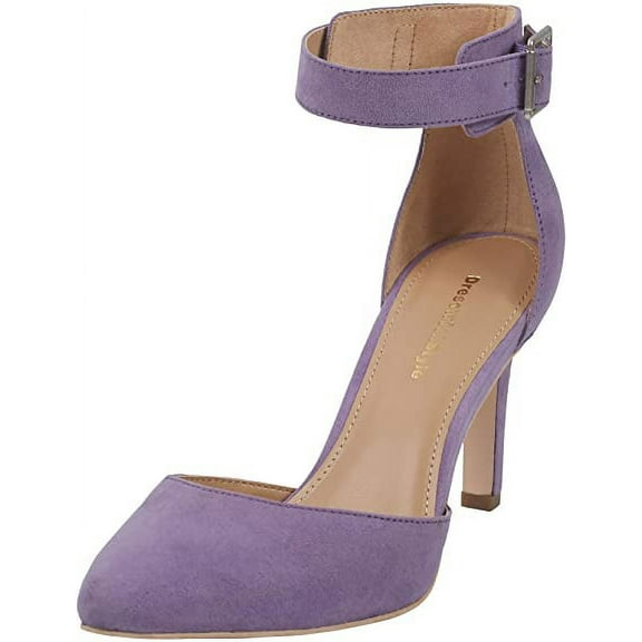 Women's Closed Toe High Heel Dress Pumps (12, Purple)