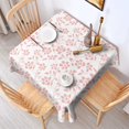 thumbnail image 6 of Floral 60" Square Waterproof Tablecloth, Floral Print Polyester Table Cover, 6 of 6