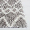 thumbnail image 3 of SAFAVIEH Tahoe Marnie Modern Shag Area Rug, 6'7" x 8'7", Grey/White, 3 of 5
