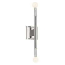52556PN Kichler Lighting Odensa - 2 Light Wall Sconce-17 Inches Tall and 5 Inches Wide-Polished Nickel Finish