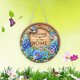 thumbnail image 2 of 5D DIY Diamante Pintura Puntos Acrílico Forma Especial Hola Primavera, 2 of 9