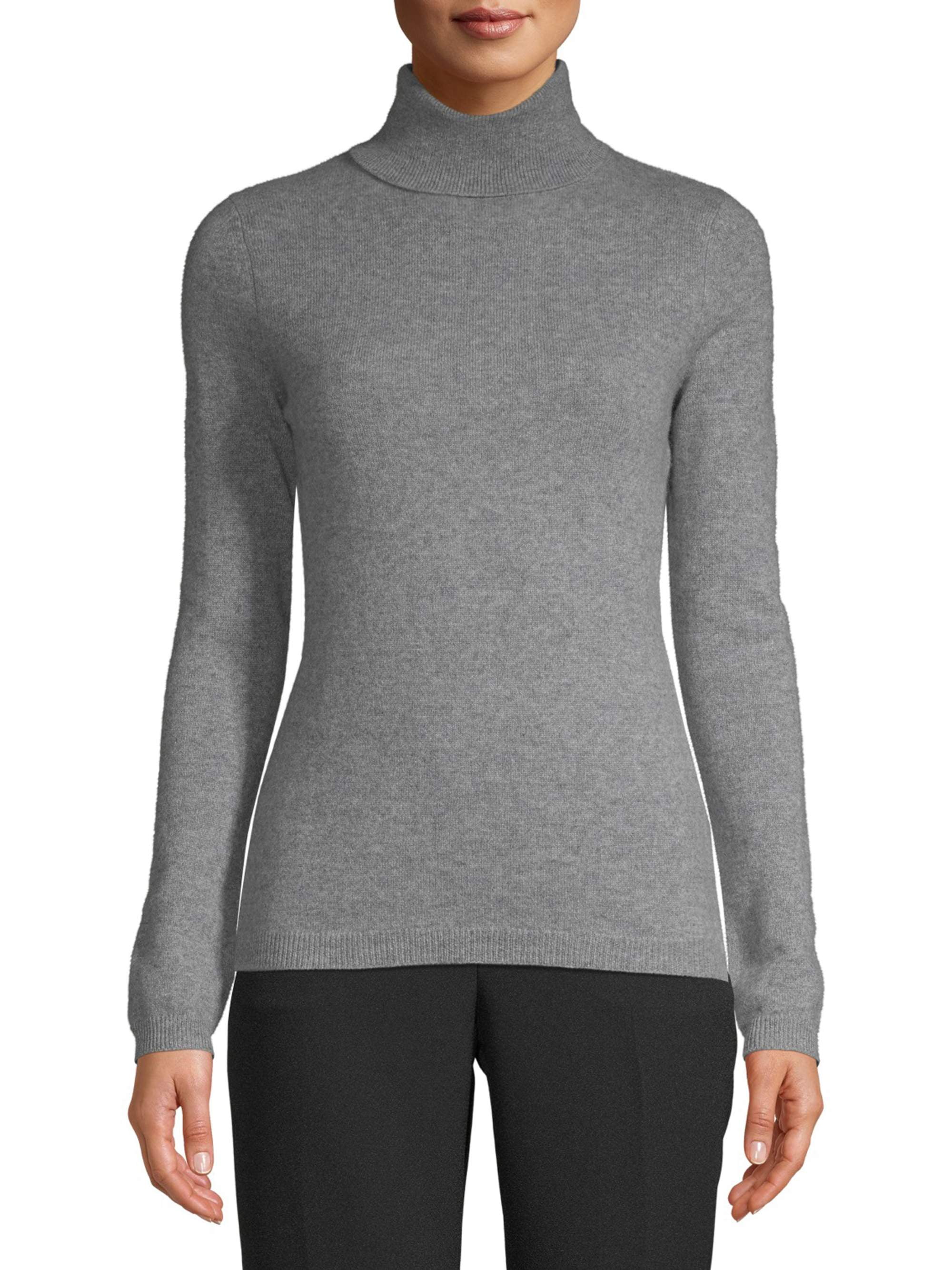 Saffron Saffron Women's Cashmere Turtleneck Sweater