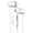 L29 White, variant on Earphones with Microphone, D21 Wired Earbuds in-Ear Headphones, 3.5 mm Jack Corded Ear Buds for Back to School PC Work & Study Zero-Latency for Music Gaming - Black