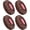 Brown, variant on 2/4 Pack Waterproof Bar Stool Cushions Cover Round with Elastic 12/13/14" Foam Padded Seat Cushions Leather Outdoor/Intdoor Barstool Chairs Covers Slipcovers(Red,12 * 2"(1PC))