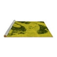 thumbnail image 2 of Ahgly Company Machine Washable Indoor Rectangle Abstract Yellow Modern Area Rugs, 8' x 10', 2 of 4