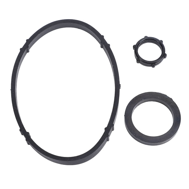 Sello de la Carcasa del Filtro de Aceite del Motor, Kit de Sello de la Carcasa de Filtro de Aceite de Ajuste Perfecto Fácil de Instalar Caucho para 1.4 1.6 Motores de Gasolina TU