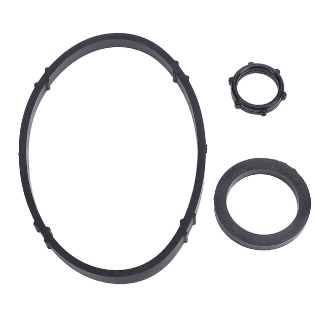 Sello de la Carcasa del Filtro de Aceite del Motor, Kit de Sello de la Carcasa de Filtro de Aceite de Ajuste Perfecto Fácil de Instalar Caucho para 1.4 1.6 Motores de Gasolina TU