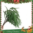 thumbnail image 6 of Artificial Norfolk Pine Needle Branch – 23” Realistic Plastic Greenery – Flexible Faux Pine Branch for Christmas Decorations, Wreaths, Centerpieces, Holiday Floral Arrangements & Crafts, 6 of 6