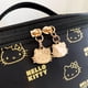 thumbnail image 4 of Bolsa de maquillaje de Hello Kitty Sanrio, bolsa de papelería de felpa, bolsa de almacenamiento de gran capacidad de dibujos animados lindos, caja de moda Kawaii, bolso de mano, juguetes, regalos, 4 of 5
