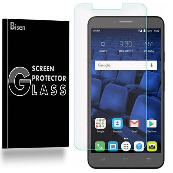 Alcatel Pixi Theatre [BISEN] 9H Tempered Glass Screen Protector, Anti-Scratch, Anti-Shock, Shatterproof, Bubble Free
