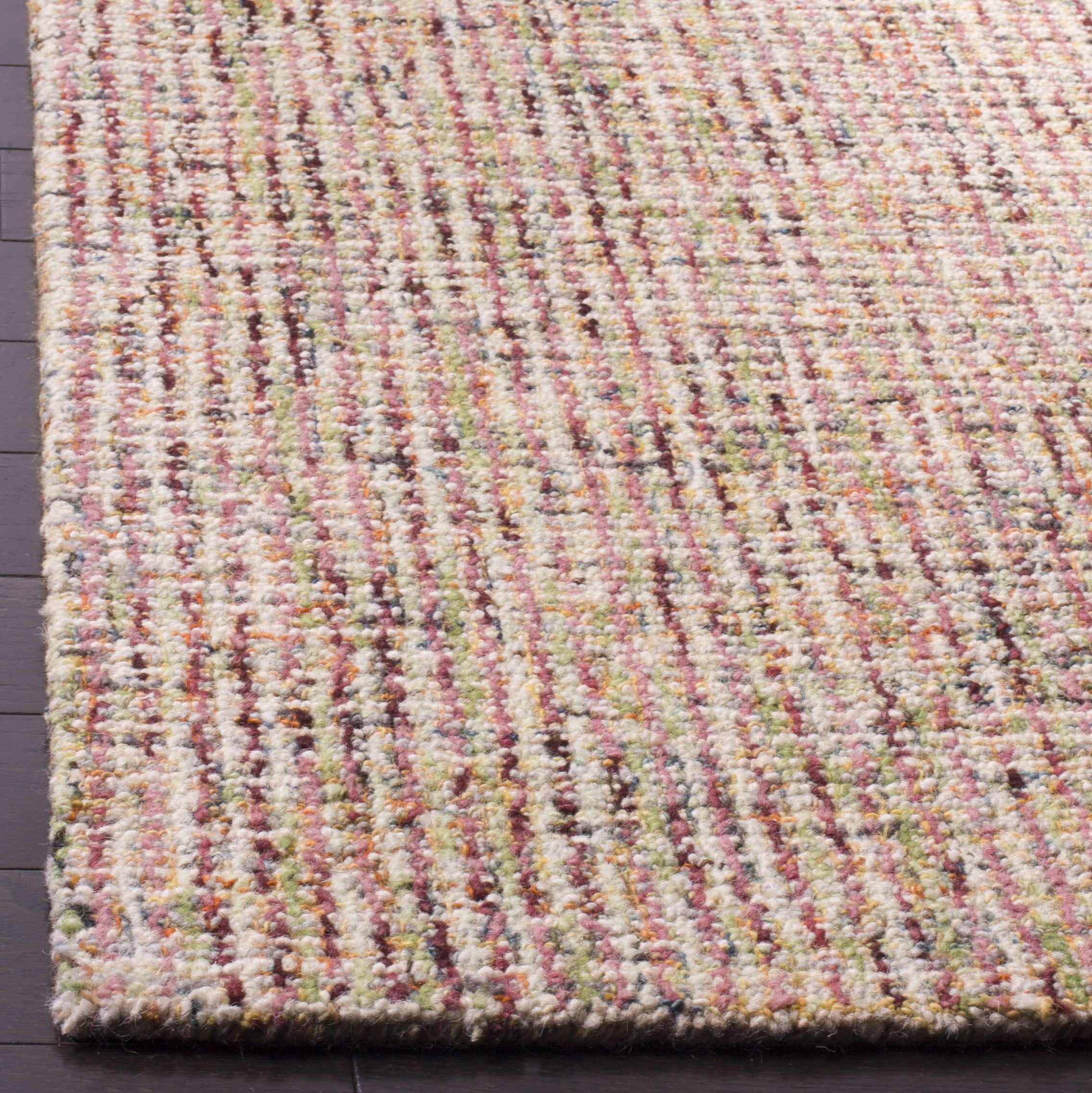 Safavieh Abstract Delia Distressed Wool Area Rug, Beige/Rust, 5' x 8'