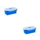 thumbnail image 2 of Fiambrera de silicona Matsuzay Lata preferida azul profundo 540ml 2Conjunto, 2 of 6