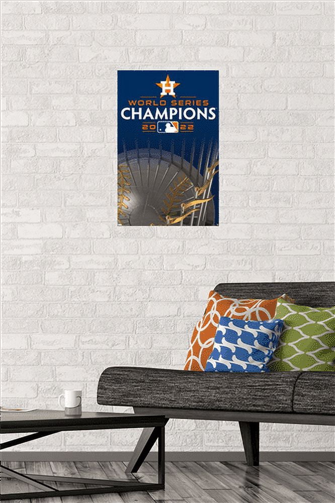 MLB Houston Astros - 2022 World Series Team Logo Wall Poster, 14.725" x 22.375"