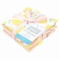 thumbnail image 2 of Hudson Baby Infant Girl Flannel Cotton Washcloths, Lemon Daisy 10 Pack, One Size, 2 of 7