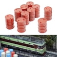 thumbnail image 6 of 10 Pieces HO Scale Oil Barrels Miniature Train Model Props Durable Plastic Suitable for Model Train Station Layout, 6 of 9