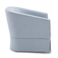 thumbnail image 4 of Home Square Polyester Fabric Swivel Accent Chair in Sky Blue - Set of 2, 4 of 11