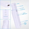 thumbnail image 3 of XYCCA 2 Pack White Wireless Controller, A Replacement for Wii Remote Controller, Compatible with Wii/Wii u Console, with Silicone Case and Non-Slip Wrist Strap (2 White), 3 of 7