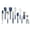 Navy Blue, variant on Calphalon Edge 11 Piece Stainless Steel Kitchen Tools and Gadgets Set- Navy Blue