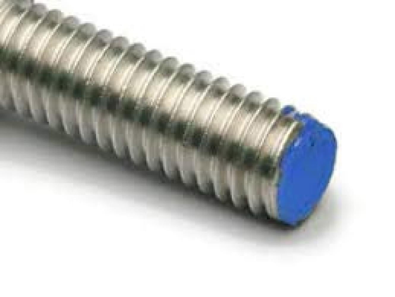 18-8 Stainless Steel Threaded Rod 1/2-13 x 3 Ft Stick 