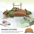thumbnail image 4 of HONITANO Basking Platforms for Turtles Turtle Basking Platform Brown Plastic Climbing Exercise 1Pcs, 4 of 8