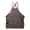grey, variant on Chef Apron For Men - Work Shop Adjustable Crossback Apron With Pockets-black