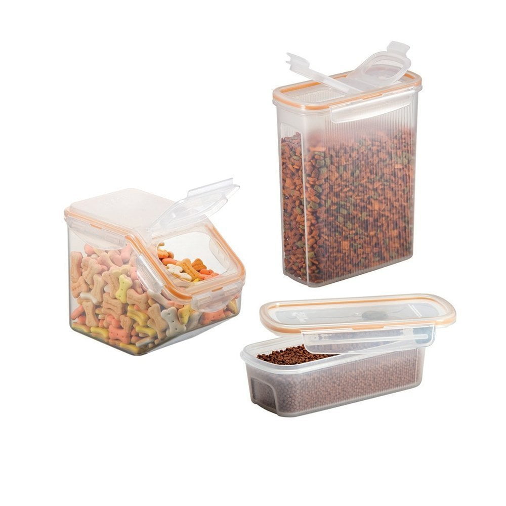 LOCK & LOCK Pet Series BPA Free Pet Food Container Set, 6Piece