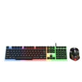 thumbnail image 4 of Elegant Choise Gaming Keyboard and Mouse Combo Wired with Led Light for Xbox 1 PS4 PC Laptop, Black, 4 of 16