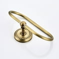 thumbnail image 6 of ROSENICE 1Pcs Vintage Rustic Looking Towel Hanger Bathroom Accessory Golden Copper 11.8x3.9in, 6 of 8
