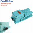 thumbnail image 4 of Laklulu Pedal Switch AC 250V 15A Foot Switch Operated On Off for Woodworking and Sewing Machine, 4 of 4