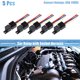 thumbnail image 2 of 5uds Coche Relé con Zócalo Arnés 5 Pasador 12V 80Amp Modelo JD2912 Unique Bargains, 2 of 6