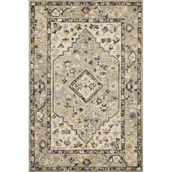 Loloi Beatty Oriental Grey / Ivory Area Rug