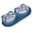 thumbnail image 2 of Cuenco De Agua Para Comida De Perro De Doble Plato, Cuencos De Comida De Agua Dobles Multifuncionales Para Mascotas Antideslizantes Para Gatos, 2 of 8