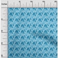 thumbnail image 2 of oneOone Cotton Jersey Turquoise Blue Fabric Abstracts Diy Clothing Quilting Fabric Print Fabric By Yard 58 Inch Wide, 2 of 5