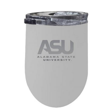 

R & R Imports Alabama State University 12 oz Insulated Wine Stainless Steel Tumbler White