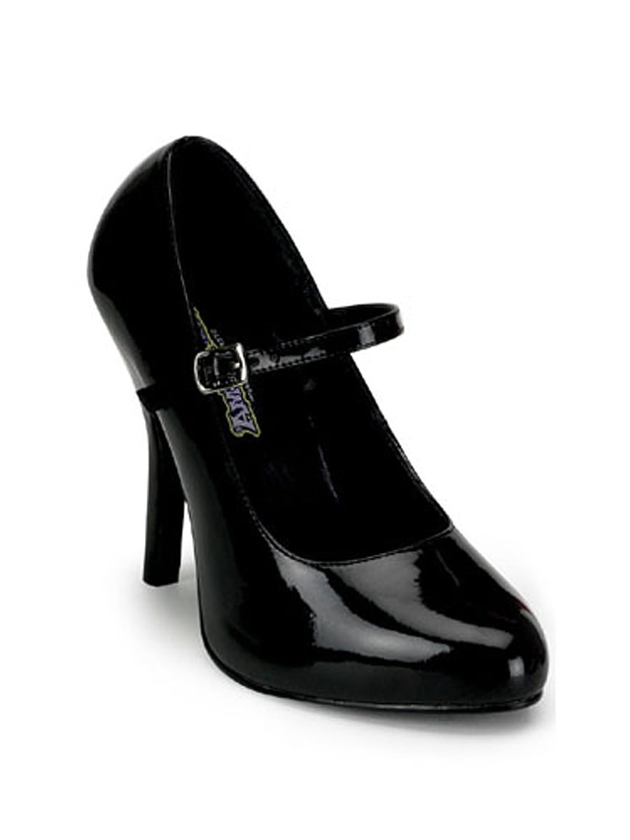 Funtasma Womens Sexy 4 1/2 Inch High Heel Mary Jane Shoe Black