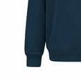 thumbnail image 5 of LNWUY (S-5XL) Mens Big and Tall Corduroy Crewneck Sweaters Solid Color Slim Fit Lightweight Knit Pullover Sweaters for Casual Blue XL, 5 of 6