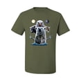 thumbnail image 2 of Collage of Popular Wild Life Animals | Mens Animal Lover Graphic T-Shirt, Military Green, 2XL, 2 of 3