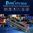 thumbnail image 2 of TV Stick TV98 ATV H313 Mini 8K 2.4G/5G Quad Core BT5.0 Smart Box, 2 of 9