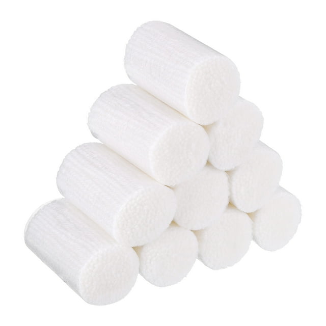 Uxcell 10 Rolls Latch Hook Yarn, Latch Hook Kit Yarn Precut Hook Rugs Yarn Crochet for Latch Hook Rug Adults, White