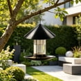 thumbnail image 6 of Squirrel Baffle for Bird Feeder, 19 Inch Metal Anti Climbing Guard, Rotating Hanging Shield for Outdoor Pole, 6 of 6