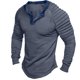 thumbnail image 1 of Blusas y camisas de manga larga con cuello redondo para hombre, blusa básica de color puro con músculos musculosos de manga larga, blusas y camisas de manga larga con cuello redondo para hombre, blusa, 1 of 8