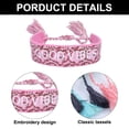 thumbnail image 3 of Juego de 3 pulseras trenzadas de la amistad, pulseras ajustables para mujeres, hombres, mujeres, Navidad Adepaton BST3002984-5, 3 of 5