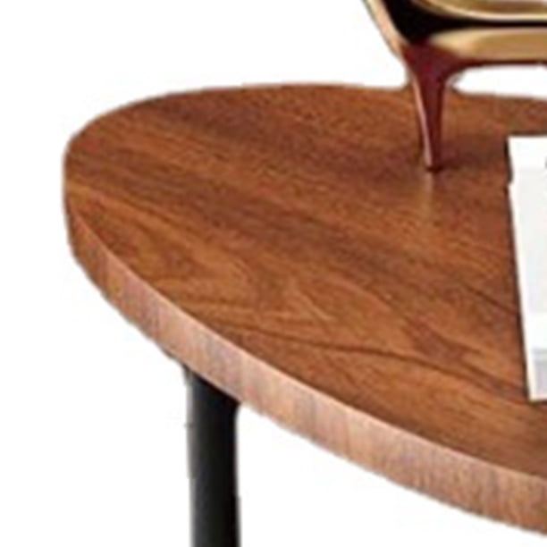 Modern C-Shaped End Table - Slide Under Sofa Or Bed, Wood, Adjustable Top, With Wheels, 80cm Wide